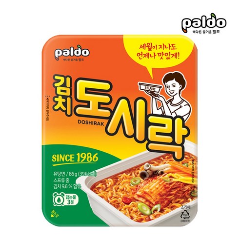 팔도 김치 도시락 86g