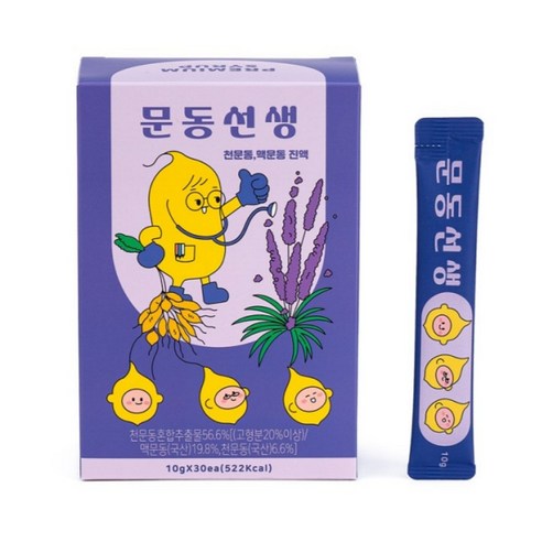 문동선생 천문동 맥문동 진액 액상스틱, 1개, 30개입, 300g