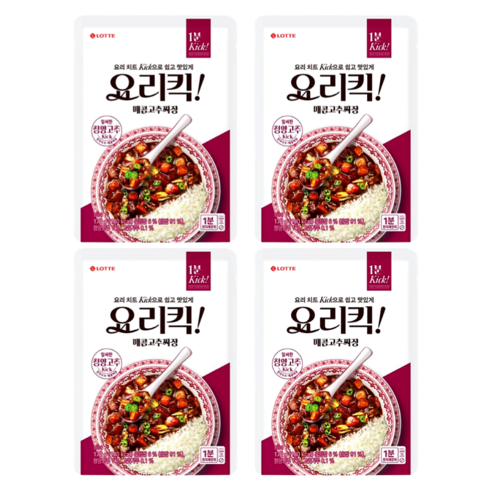 롯데웰푸드 요리킥 매콤고추짜장