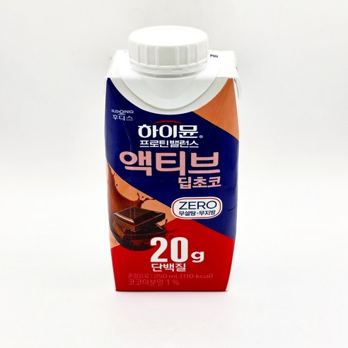 하이뮨 프로틴 밸런스 액티브 딥초코 제로