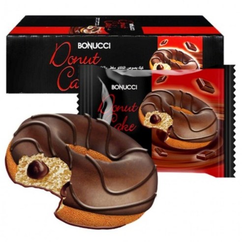 챔피언샵 보누치 도넛 코코아 케이크 빵 (45g X 12봉) 540g