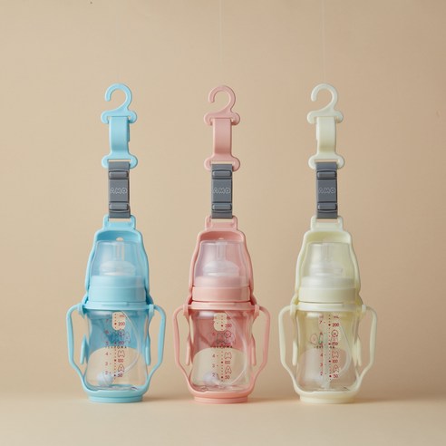 아르떼베베 걸이형물병/젖병 (PP), 핑크, 1개, 230ml