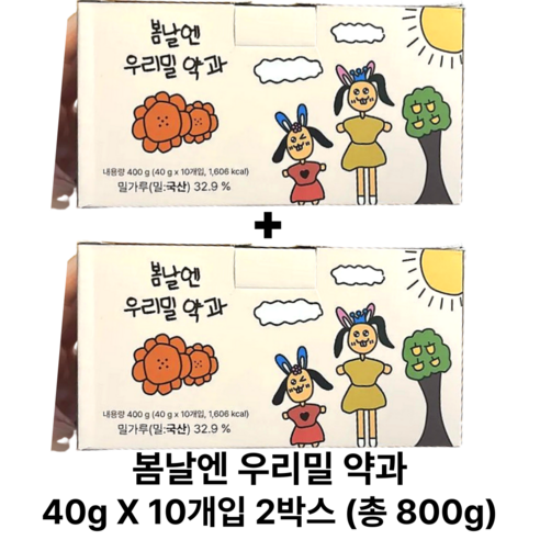[정품] 봄날엔 우리밀 약과, 40개, 40g