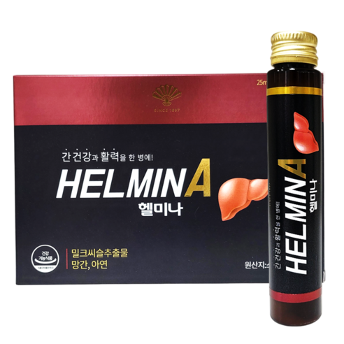 동화약품 헬미나 마시는 피로회복제 밀크씨슬 아르기닌 아연등