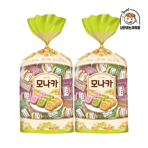 청우 종합모나카 400g x 2봉 / 전통과자 영양간식 개별포장