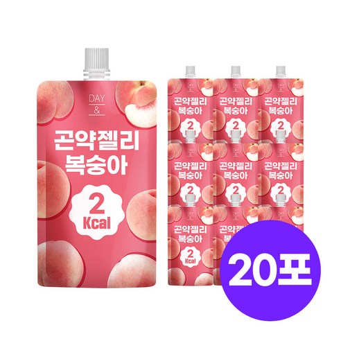 데이앤 곤약젤리 복숭아맛