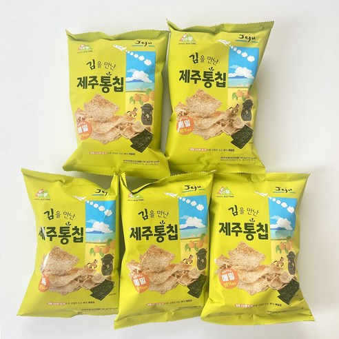 김을 만난 제주통칩 60g X 20봉 (볶음타타리 메밀 16% 함유)