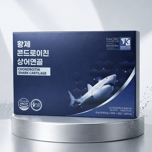 황제 콘드로이친 상어연골 30정x3병 효도상품, 4개, 90정