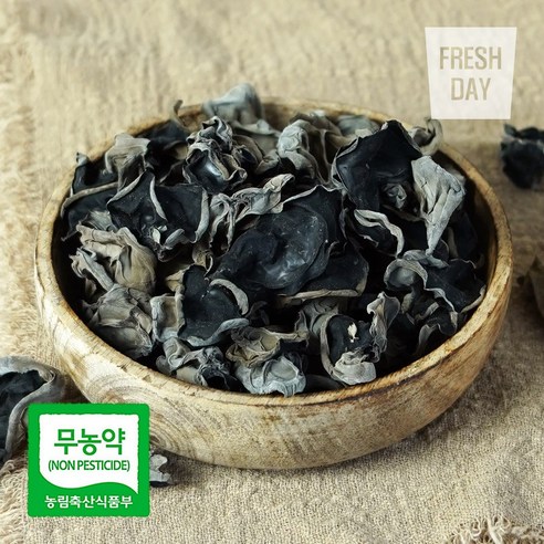 [프레시데이] 국내산 무농약 프리미엄 건 목이버섯 정품, 1개, 100g