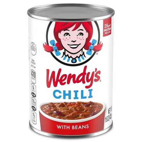 웬디스 칠리 위드 빈 Chili With Beans 425g 2개