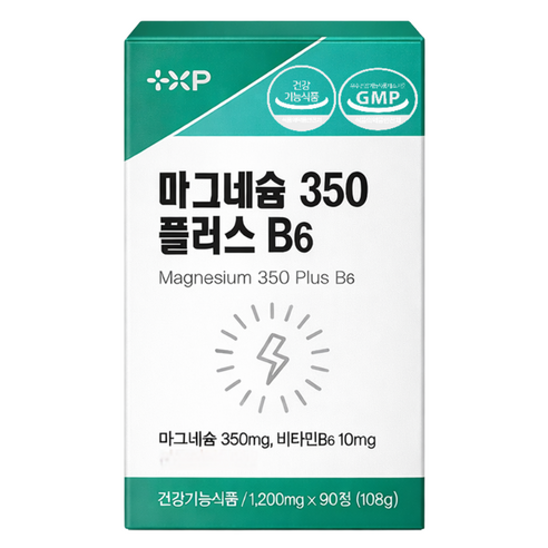 신경 근육 이완 기능성 흡수좋은 글루콘산 마그네슘 영양제 알약, 1세트, 90정