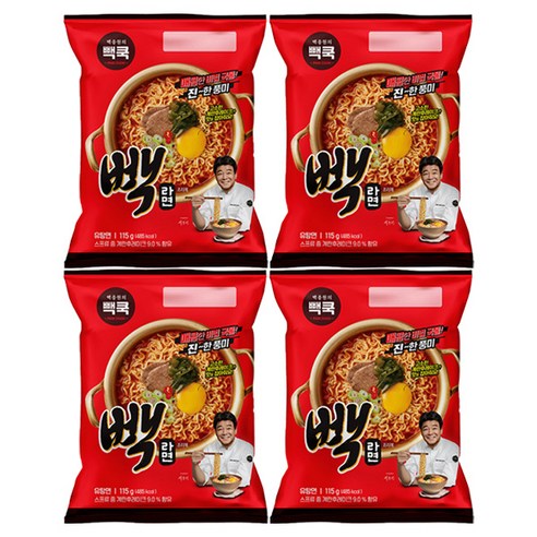빽쿡 빽라면 115g