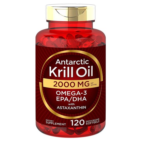 Carlyle 칼라일 남극 크릴오일 2000mg 오메가 3 120소프트젤