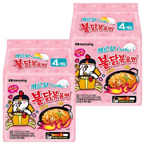 불닭볶음면 까르보 130g, 8개