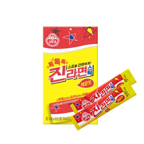 오뚜기 톡톡톡 진라면 스틱 매운맛 10p