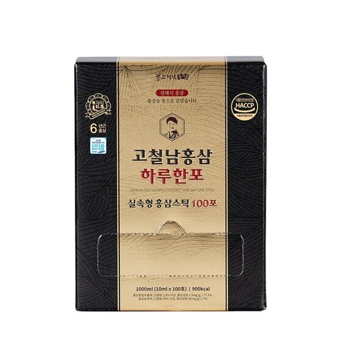 짜먹는 전체식 홍삼 스틱 하루한포 100포