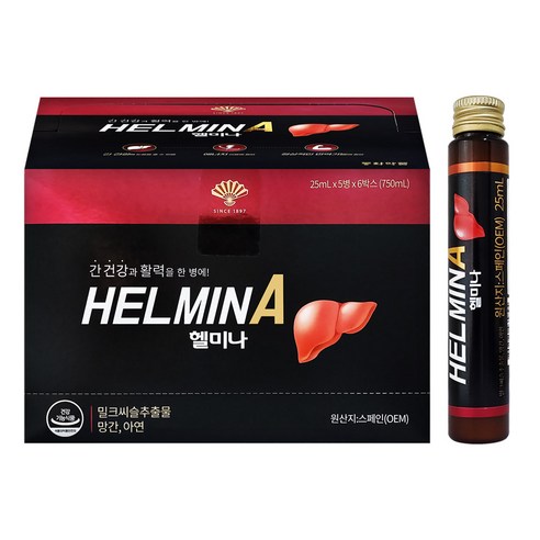 동화약품 헬미나 마시는 피로회복제 밀크씨슬 아르기닌 아연등