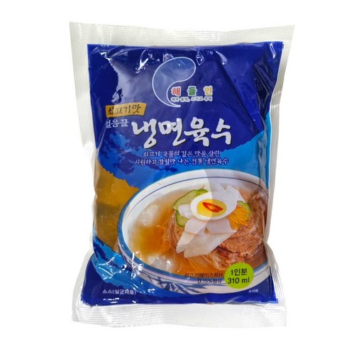 얼음골 소고기 냉면육수 310ml 30봉, 310ml, 30개