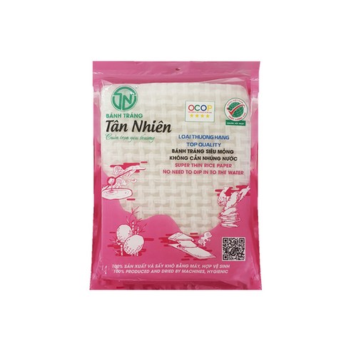 베트남 물없이 싸먹는 라이스페이퍼 반짱 씨우몽 BANH TRANG Sieu mong