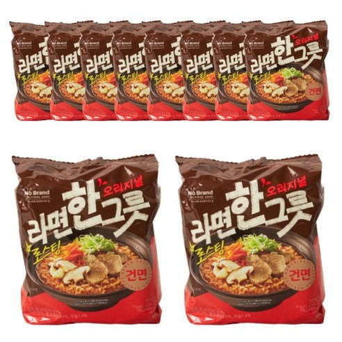 [소소한잡화점]노브랜드 라면한그릇(얼큰맛) 115g