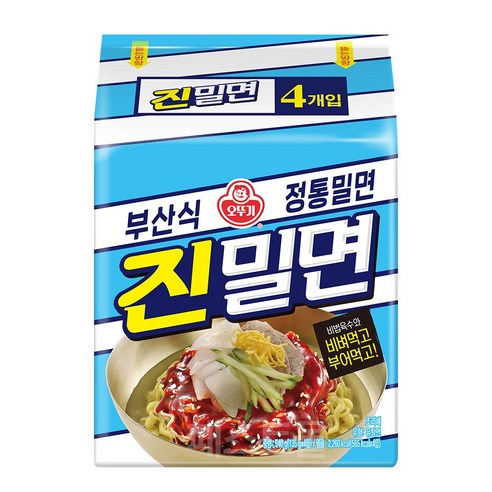 오뚜기 진밀면 멀티팩 540g