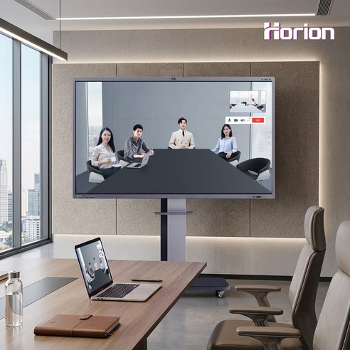 호리온 전자칠판 M6APro Google EDLA (일반스탠드) 65,75,86인치 AI 전자칠판 스마트교실 스마트오피스 온라인수업 화상회의 방문설치 포함