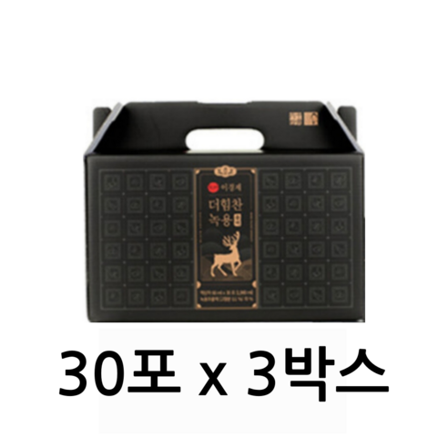 이경제 더힘찬녹용 블랙 3박스 90포 이경재 녹용