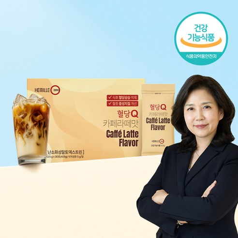 혈당큐Q 카페라떼맛 혈당 영양제