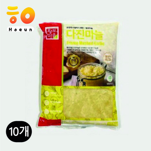 황보마을 냉동 다진마늘 1kg, 1kg, 3개