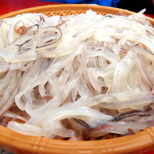 활 오징어 회(250g) 야채 소스포함