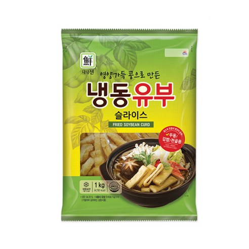 대림 냉동유부 1Kg 2개, 2개, 1kg