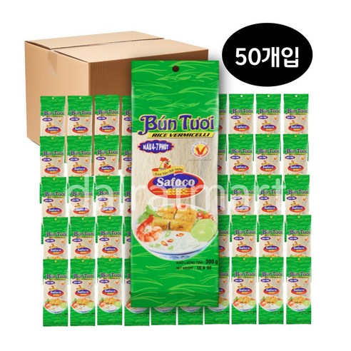 사포코 분토의 라이스 버미셀리 쌀국수면 BUN TUOI 300G 50입, 300g, 50개