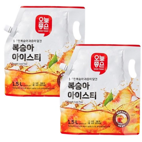 오늘좋은 복숭아 아이스티 기획 1.5L