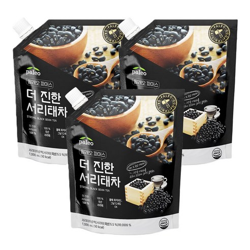 팔레오 더 진한 서리태차, 3개, 1L