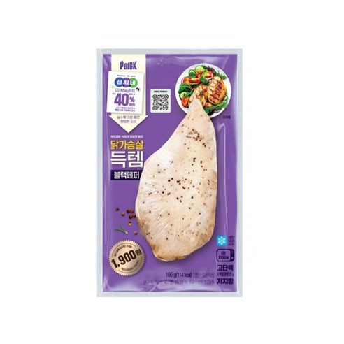 PBICK 닭가슴살득템 블랙페퍼 100g x 4개