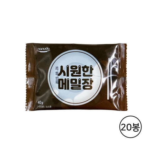 옛맛지기 메밀장 모밀 소바 소스 (소비기한 26년 7월10일까지), 20개, 40g