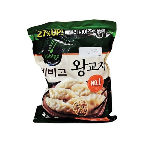 팔도맛쟁이 비비고 대용량 왕교자 만두