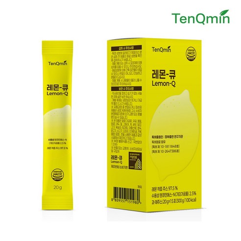 텐큐민 레몬큐 상큼한 레몬 커큐민 기획세트, 15개, 20g