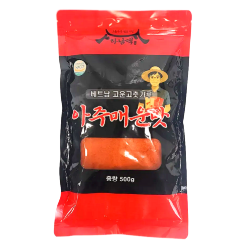 국내세척가공 베트남 고운 고춧가루 아주 매운맛 소스용 분말용, 1개, 500g