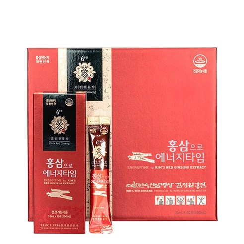 김정환홍삼 에너지타임 10ml x 30포