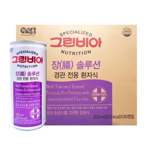 그린비아 장솔루션 30캔 3박스 균형영양식 환자식