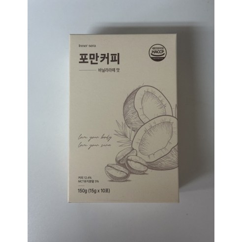 이너세라 포만커피 바닐라맛, 10개입, 15g, 1개