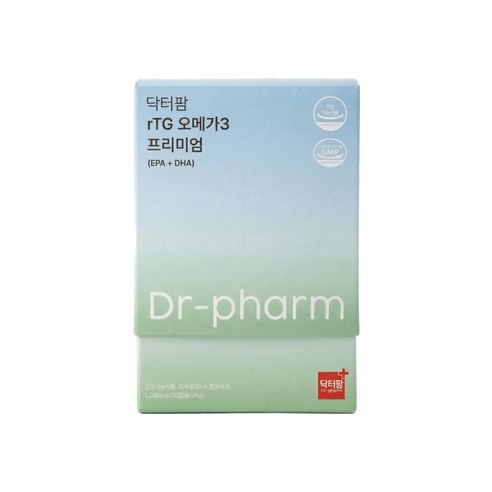 닥터팜 rTG 오메가3 프리미엄 알레스카 고함량