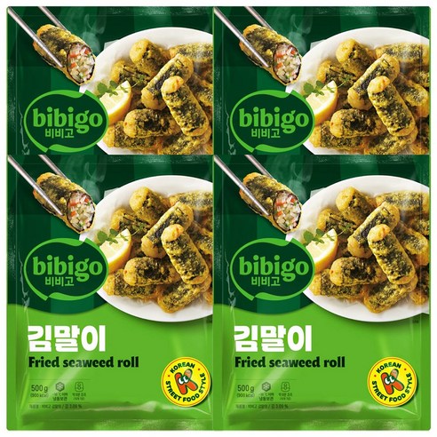 비비고 김말이 500g, 4개, 500g