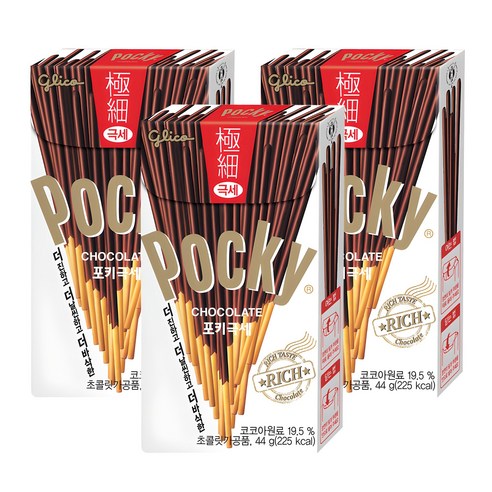 포키 극세, 44g, 3개