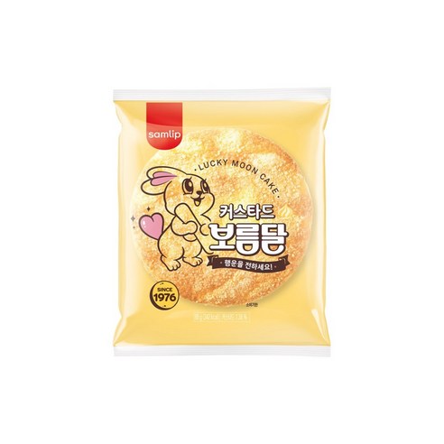 삼립 커스타드 보름달, 5개, 88g