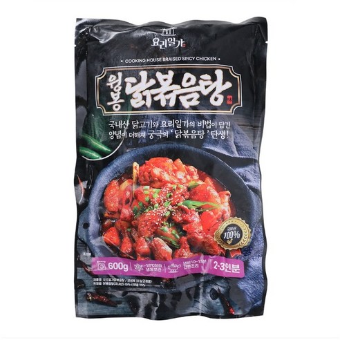 요리일가 윙봉닭볶음탕 600g