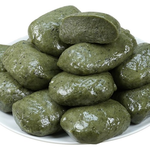 소소락 저당 쑥개떡 4kg (50g 80개입) 국내산 찹쌀, 해풍쑥, 개별포장.