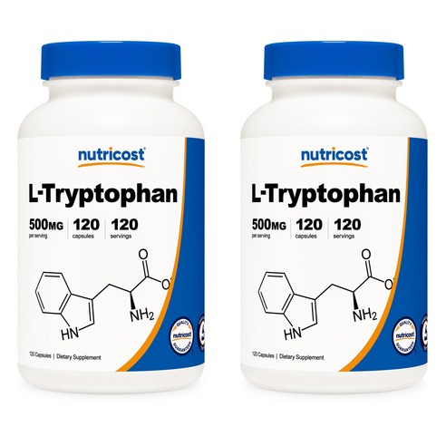 뉴트리코스트 L-트립토판 500mg 캡슐 글루텐 프리