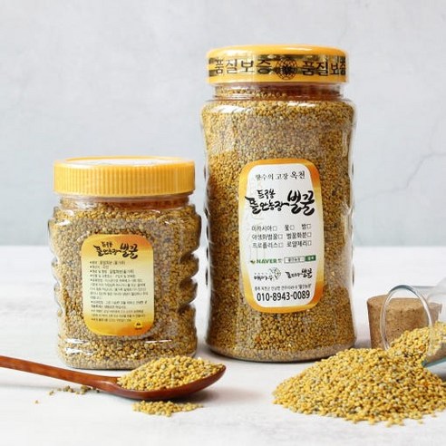 뜰안농장 벌꿀화분, 1개, 500g